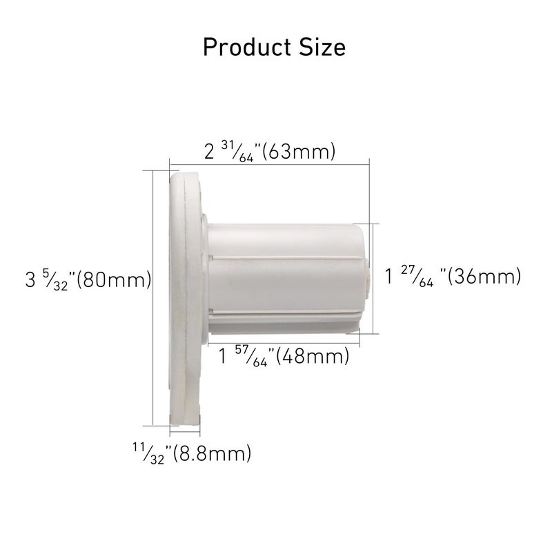 AUDEEKON Roll Ease R-Series R16 Roller Shade Clutch, Roller Shade Replacement Parts for 1-1/2" (38mm) Tube - Image 2
